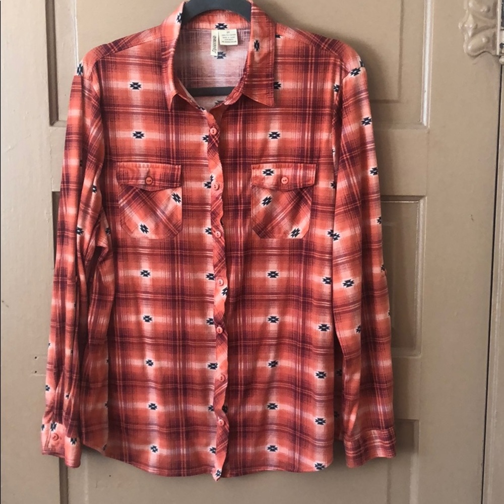 🦄3 for $25 bundle🦄 Plaid button up
